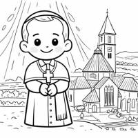 Bl. Alojzije Stepinac - bojanka