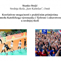 Korelacija KV i TZK u srednjoj školi (ppt Stanko Stojić)
